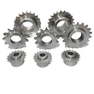 Custom Machining Double Row Duplex Transmission Bicycle Chain Driven Sprockets Free Wheel Sprocket