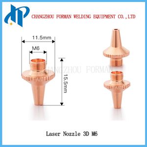 High Quality 3D M6 Single Layer Laser Nozzle for Cutting Head