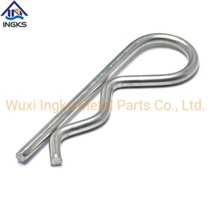 Hot Sale Carbon Steel R Type Single Coil Spring Cotter Pin