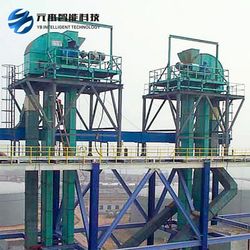 Double Channel Ring Chain Type Grain Bucket Elevator Conveyor