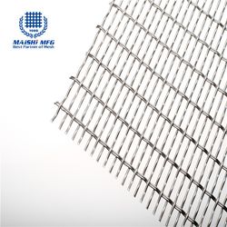Crimped Woven Stainless Steel Railing Woven Wire Fabric for Decoration