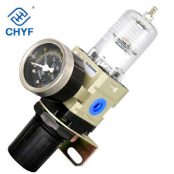 Aw Series Air Source Treatment Air Filter Pressure Regulator with Gauge