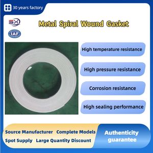 G/R Type Flange Valve Pipeline Sealing Gasket Carbon Steel Stainless Steel Metal Graphite Spiral Wound Gasket