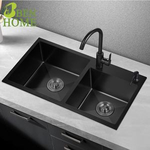Stainless Steel Black Kitchen Sinks