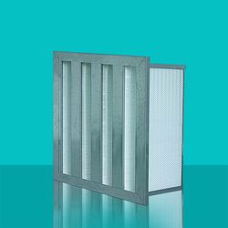 Tksage Medium Filter Cartridge Dust Collector V-Bank Air Purifier Filter Merv 13 Air Filter Cartridge V Shape Compact Filter Low Loss