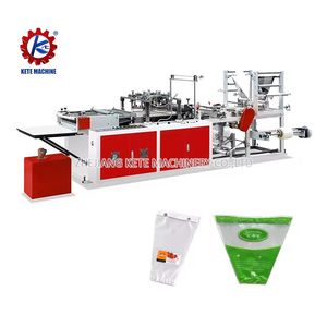 Plastic Flower Bag Making Machine for Baking Flower and Cream Piping Plastic Bag Tie Machine