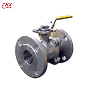 ANSI Class 150 Cast Steel Wcb Stainless Steel CF8 CF8m A105 F304 F316 2PC Flanged Ball Valve