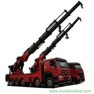 Sinotruck HOWO 10X4 Mounted Crane Truck 160ton Sq3200zb6 Knuckle Crane