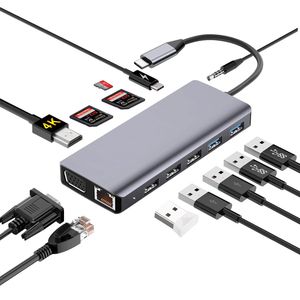 13 in 1 USB C Hub, Multi Function Hub