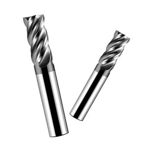 High-Precision Tungsten Carbide 4 Flutes Flat End Mill Cutter for CNC Machining