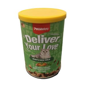 High Quality 100g Bottle Pet Snack Featuring Crispy Shell and Tender Egg Yolk Core Designed for Bulk Purchase Grain Free Cat Treats