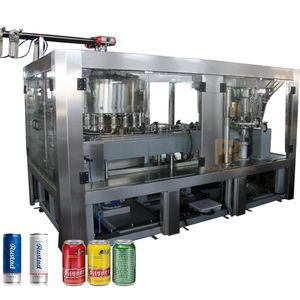 Automatic Aluminum Beverage Can Filling Sealing Production Machine for Can Packaging Production Line