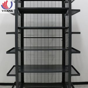 Supermarket Gondola display Stand Shelf with Adjustable Features for Retail