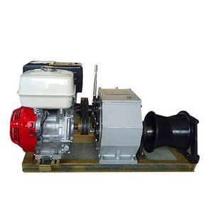 Diesel or Gasoline Engine Powered Winch Steel Stringing Equipment for Wiring Accessories