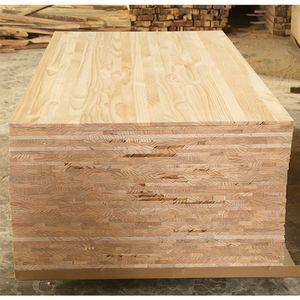 1220*2440mm 18mm Pine Solid Wood Finger Joint Board Radiata Pine Wood Logs Board