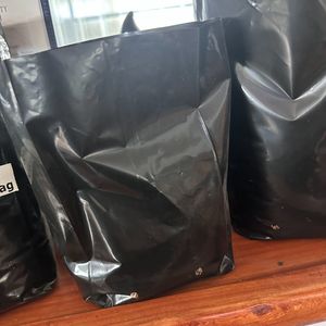 Custom Black and White Color PE Plastic Grow Bag for Hydroponics Plantation
