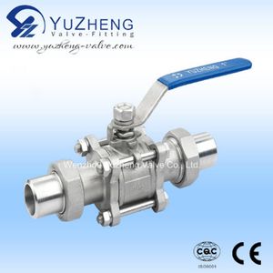 Stainless Steel Socket Weld End 3PC Ball Valve