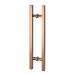 Modern Rose Gold Glass Door Handle Sliding Pull Push Glass Door Handle Bathroom Shower Safety Door Handle for Household