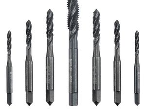 Machine Tap DIN 371/376 Form C Spiral Flute Hsse Tin/Ticn M3-M52