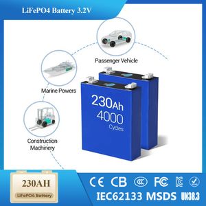 3.2V 230ah Prismatic Rechargeable LiFePO4 Battery Cell for Energy Storage