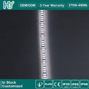 High Voltage LED Strip 220V Driverless Waterproof IP68 2835 SMD LED Strip for Landscape, Building, and Outdoor Commercial Lighting Applications