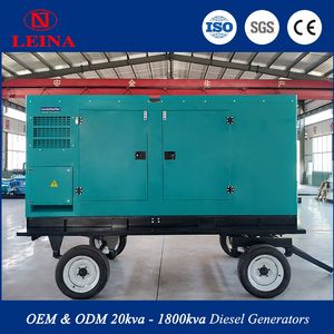 Special Offer: Soundproof Trailer-Mounted Silent Diesel Generator with Durable Engine