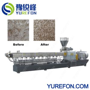 Pet Flakes Granulation Line Plastic Granulator Machine Pet Pellet Machine