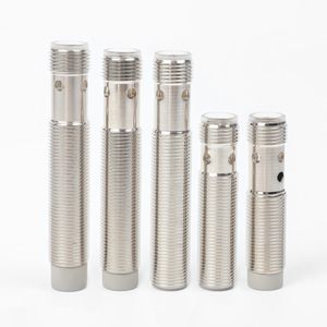 1year No Nc 2mm 4mm Sensing Distance Indutivo Sensor M12 Connector 4 Pin Inductive Proximity Switch with NPN/PNP Output