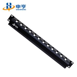 Integrated Wiring1u Metal Cable Manager Fiber Cable Management Network Cable Management for Rack Cable Network Cable Manager