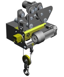 High Quality Eoc Series Single Girder Standard Headroom European Type Wire Rope Hoist