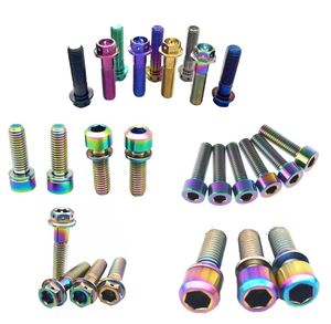 Titanium Screws, Hexagonal Internal Hex Bolts, Titanium Screws, Aluminum Hex Screw, Titanium Bolts, Bicycle Titanium Bolt Fasteners, Tornillo De Titan