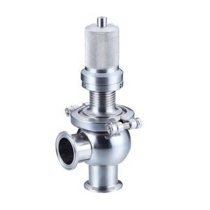 Hygienic Stainless Steel Aspetic Tc Adjustable Pressure Release Safety Valve