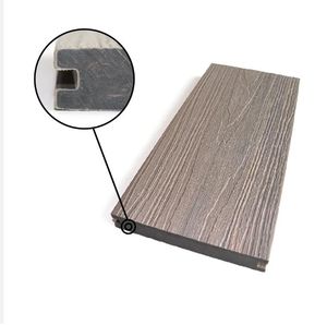 Anti UV Outdoor Solid Waterproof High Strength WPC Wood Plastic Composite Decking of Double Colors