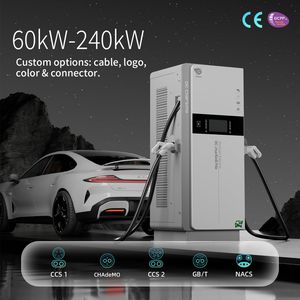 Solar Commercial Ocpp 120kw DC CCS2 Fast Electric Vehicle EV Charging Station