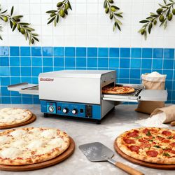 China Automatic Pizza Making Machine Manufacturer Continuous Tunnel Pizza Oven Electric Conveyor Pizza Oven