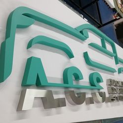 Durable Metal Fabric Letter Signs with Customized Color Paint