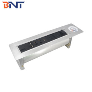 Office Power Data Supply Table Top Electric Flip up Wireless Charger Socket