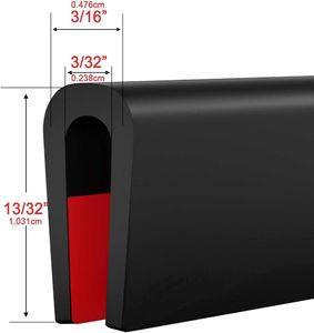 Custom Rubber Edge Trim Edge Protector Rubber Strip