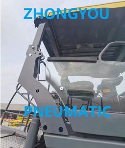 Soft Close Mechanism Gas Spring for Heavy Duty Machine Lid