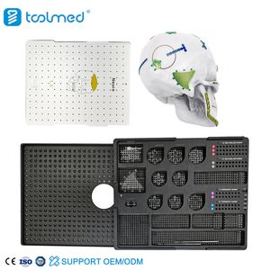 Medical Factory Price Orthopedic Surgical Instrument Kit Box Cranial Instrument Cranial Plate Titanium Mesh Instrument Kit Box