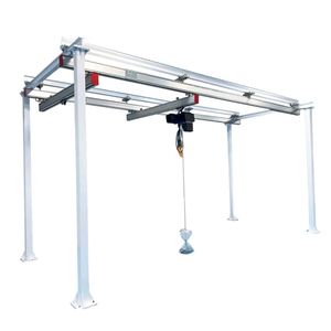 125kg-2000kg Light Weight Flexible Mobile Aluminium Alloy Track Crane