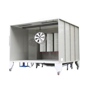 Manual Cabina De Pintura En Polvo Electrostatic Powder Coating Spray Booth for Sale