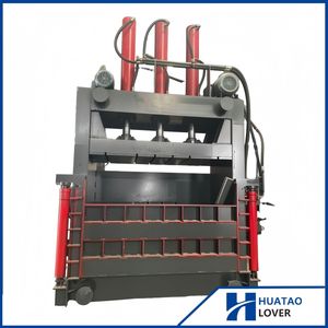 Automatic Vertical Hydraulic Baler Machine with Strapping