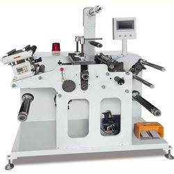 Rtmq-320 Adhesive Blank Label Paper Rotary Die Cutting Machine with Slitting
