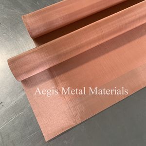 1.5m 1.8m Width Ultra Fine 100 150 180 200 Mesh Pure Copper Woven Wire Cloth
