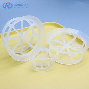 PP/Rpp/PVC/CPVC/HDPE/PVDF/PTFE/PFA/ETFE Plastic Cascade Mini Ring