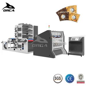 4 Color Flexo Printing and Die Cutting Machine for Paper Cup Production