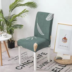 Stretch Stretch Dining Room Christmas Chair Cover Spandex Removable Washable Printing Kitchen Chair Cover
