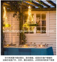 Creative Christmas LED Outdoor Holiday Decoration Firecracker Lights Low Voltage 98FT 280 LED Twinkle Light Globe String Lights