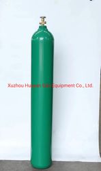 150bar 5.7mm 40L Seamless Steel Empty Oxygen Gas Cylinder Oxygen Tank for Diving